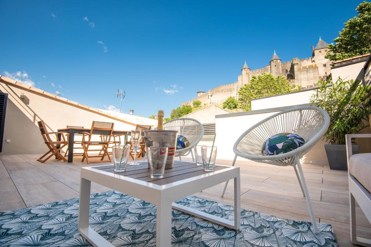 Apartmán La Terrasse De La Tour Pinte. Carcassonne Exteriér fotografie